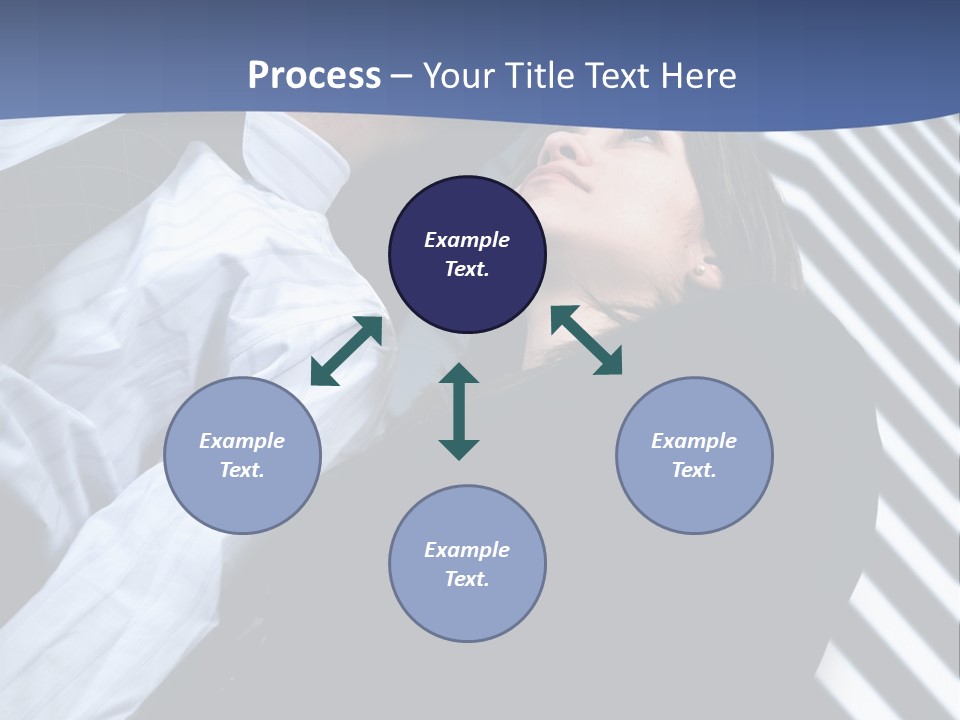 Skyscrapers Person Boss PowerPoint Template