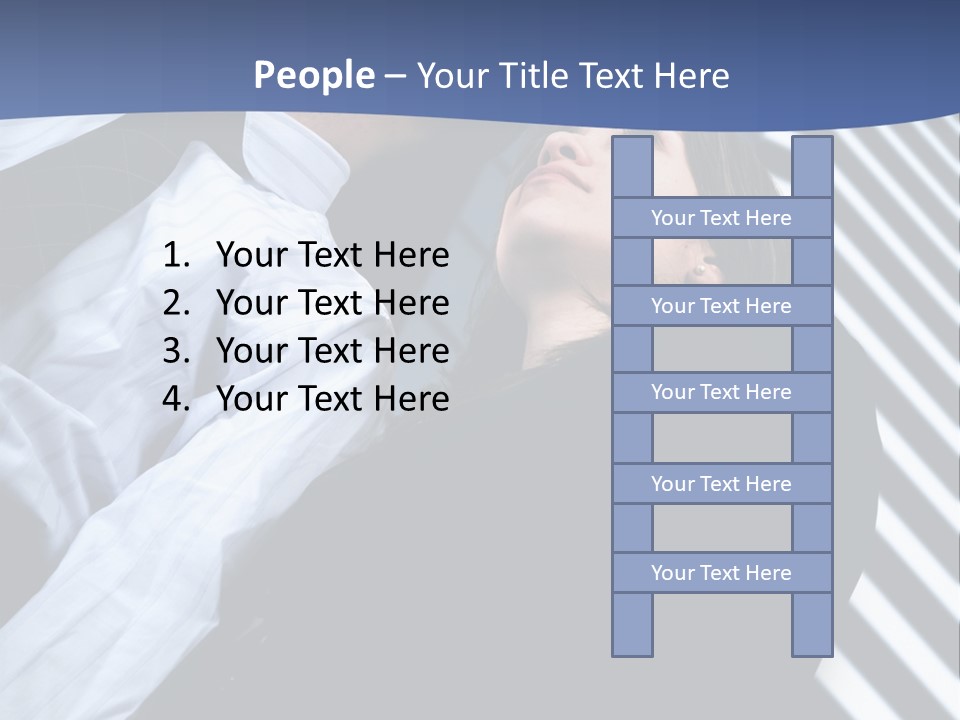 Skyscrapers Person Boss PowerPoint Template