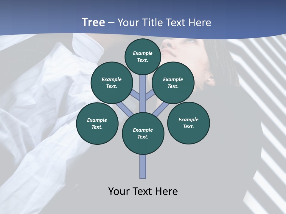 Skyscrapers Person Boss PowerPoint Template