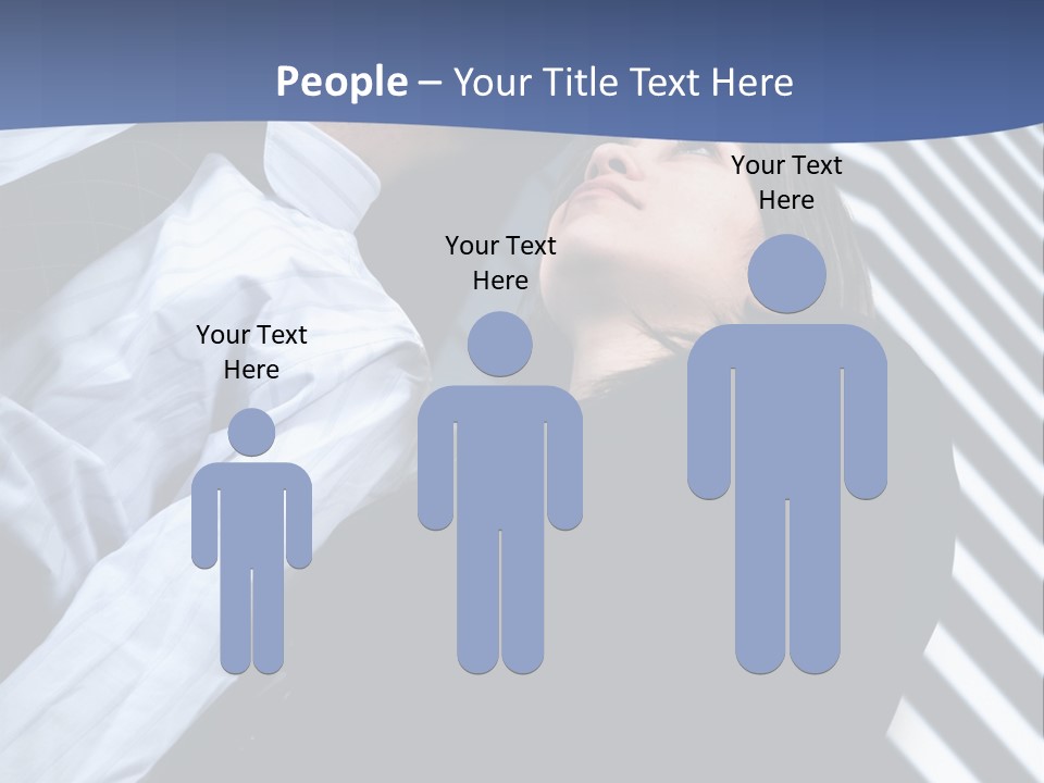 Skyscrapers Person Boss PowerPoint Template