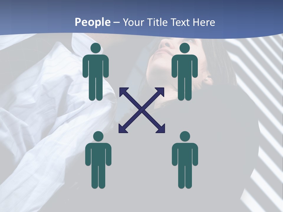 Skyscrapers Person Boss PowerPoint Template