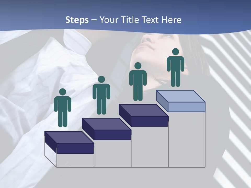 Skyscrapers Person Boss PowerPoint Template