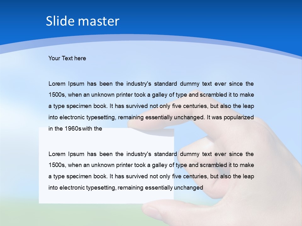 Team Togetherness Businessman PowerPoint Template