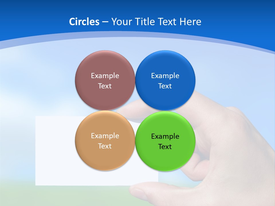 Team Togetherness Businessman PowerPoint Template