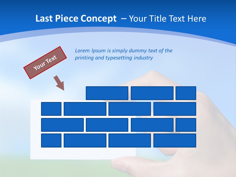 Team Togetherness Businessman PowerPoint Template