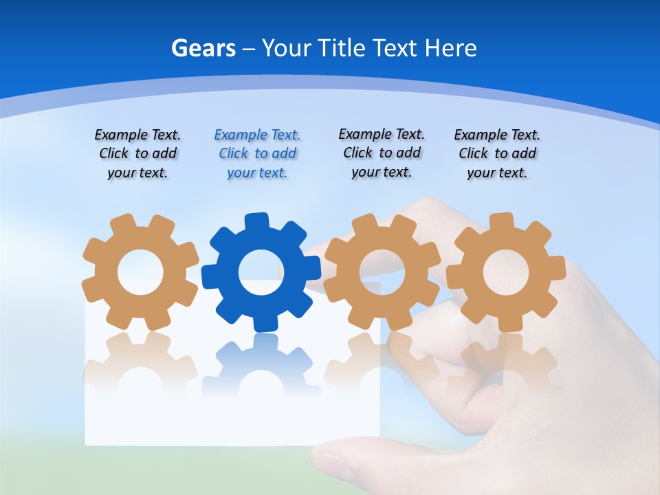 Team Togetherness Businessman PowerPoint Template