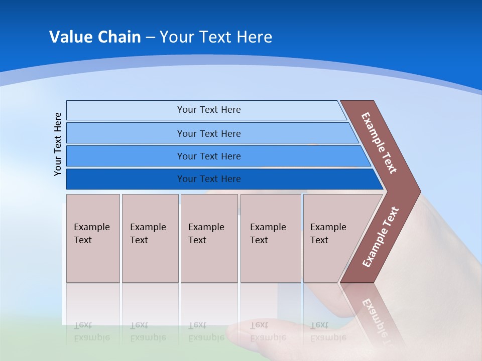 Team Togetherness Businessman PowerPoint Template
