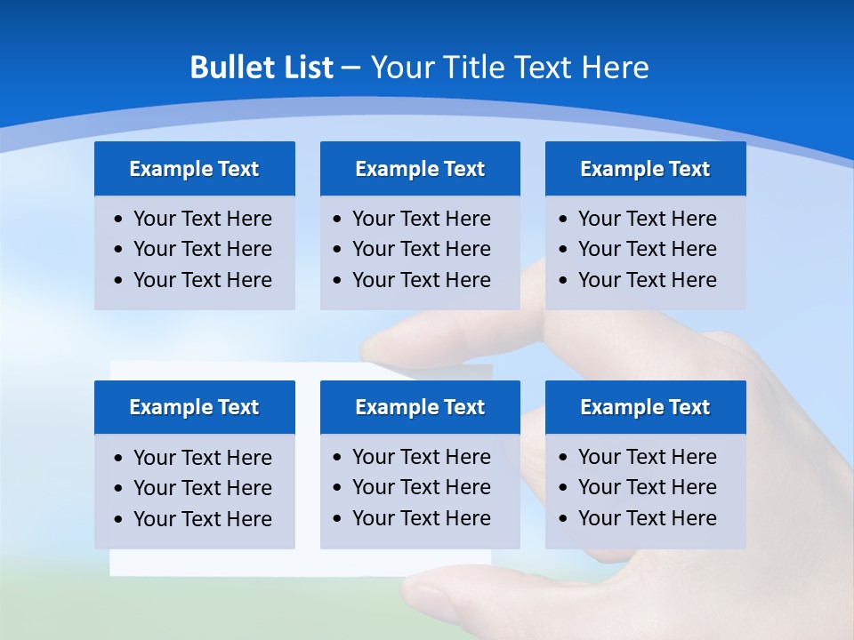 Team Togetherness Businessman PowerPoint Template