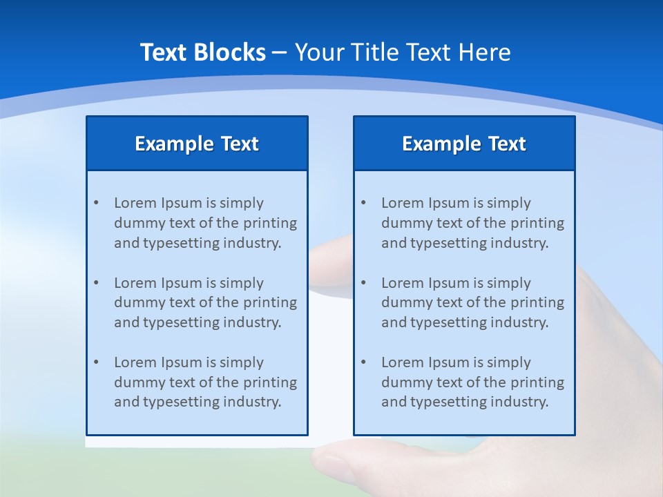 Team Togetherness Businessman PowerPoint Template