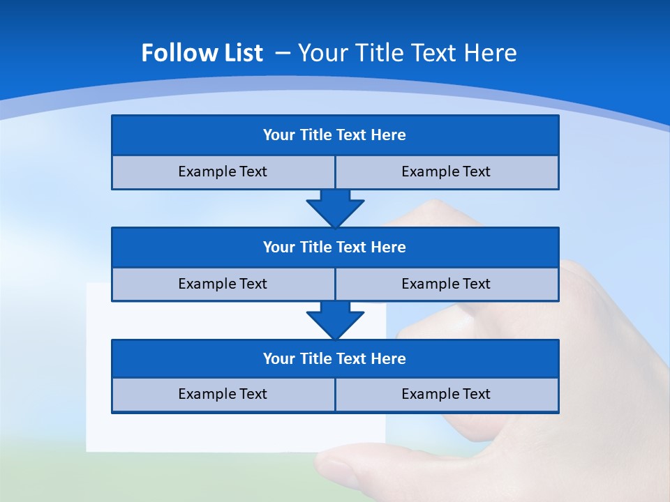 Team Togetherness Businessman PowerPoint Template