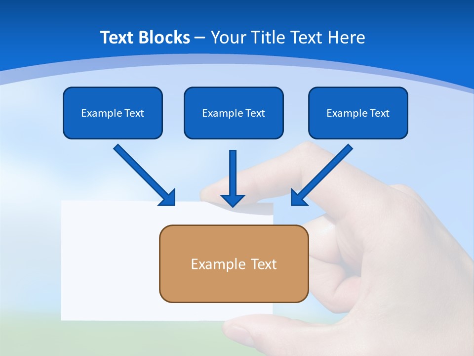 Team Togetherness Businessman PowerPoint Template