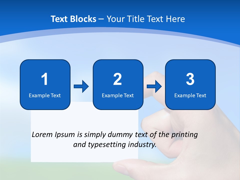 Team Togetherness Businessman PowerPoint Template