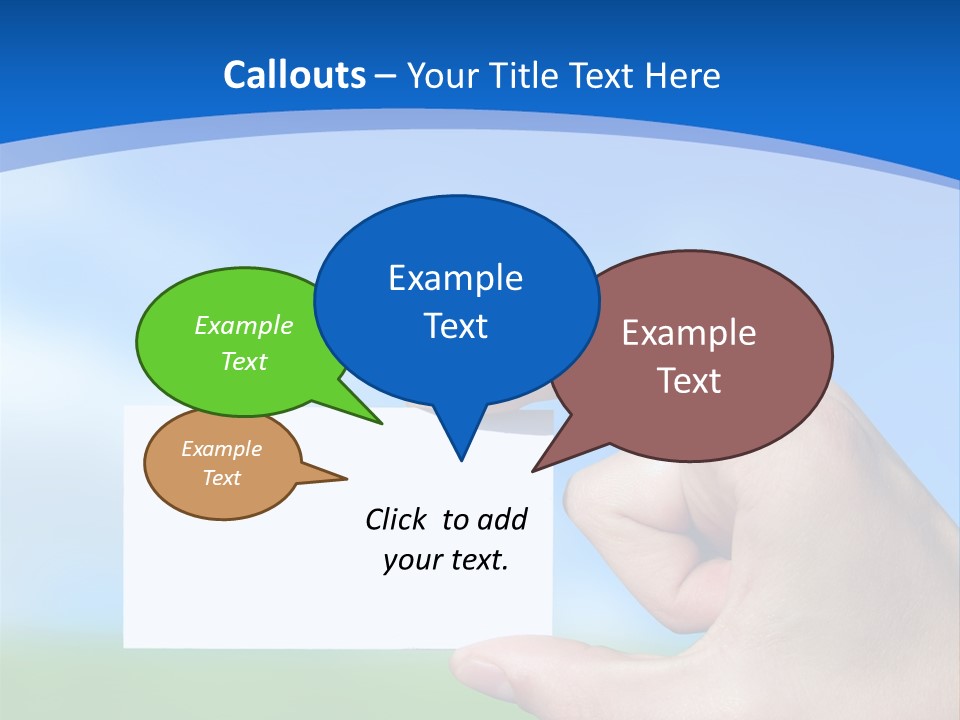 Team Togetherness Businessman PowerPoint Template