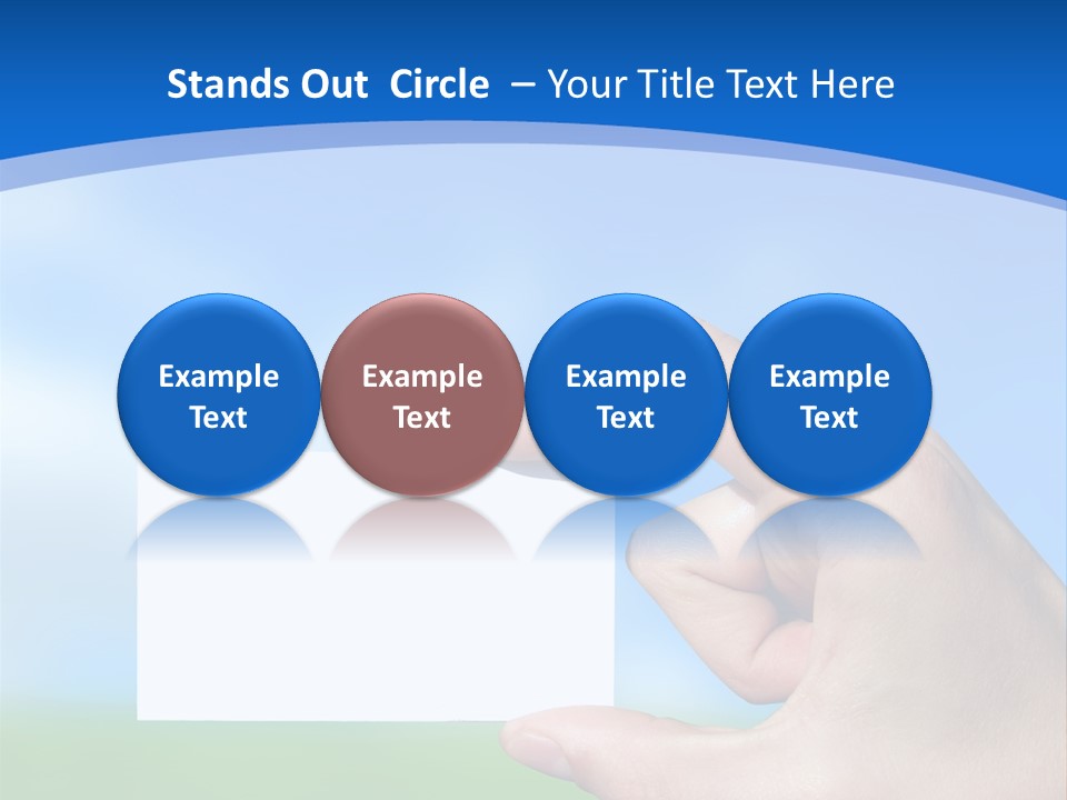 Team Togetherness Businessman PowerPoint Template