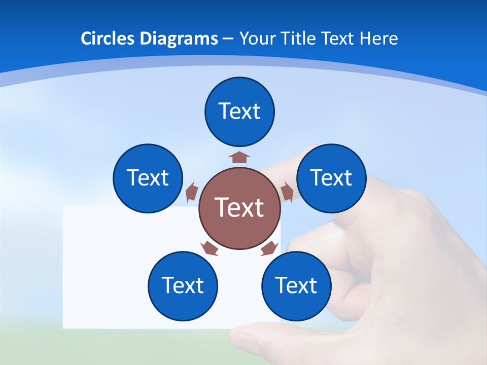 Team Togetherness Businessman PowerPoint Template