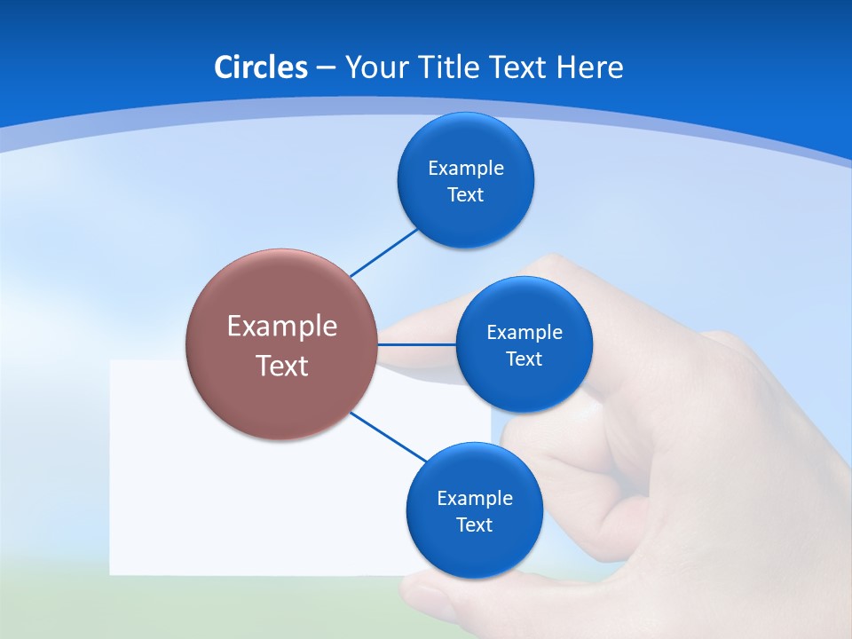 Team Togetherness Businessman PowerPoint Template