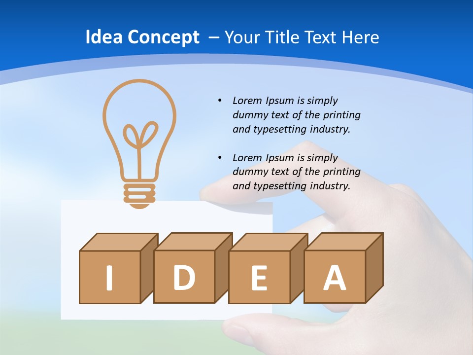 Team Togetherness Businessman PowerPoint Template