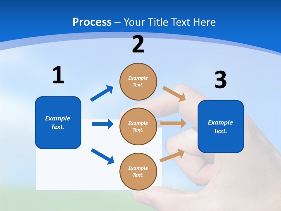 Team Togetherness Businessman PowerPoint Template