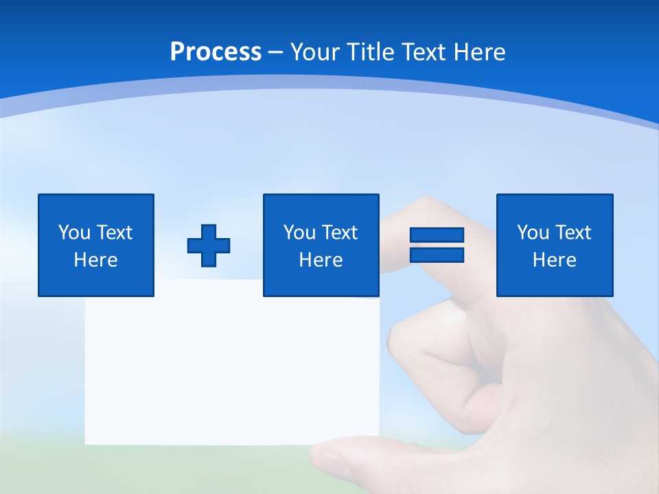 Team Togetherness Businessman PowerPoint Template