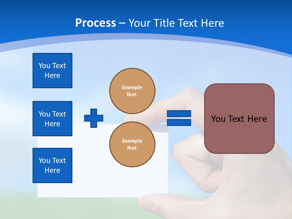 Team Togetherness Businessman PowerPoint Template