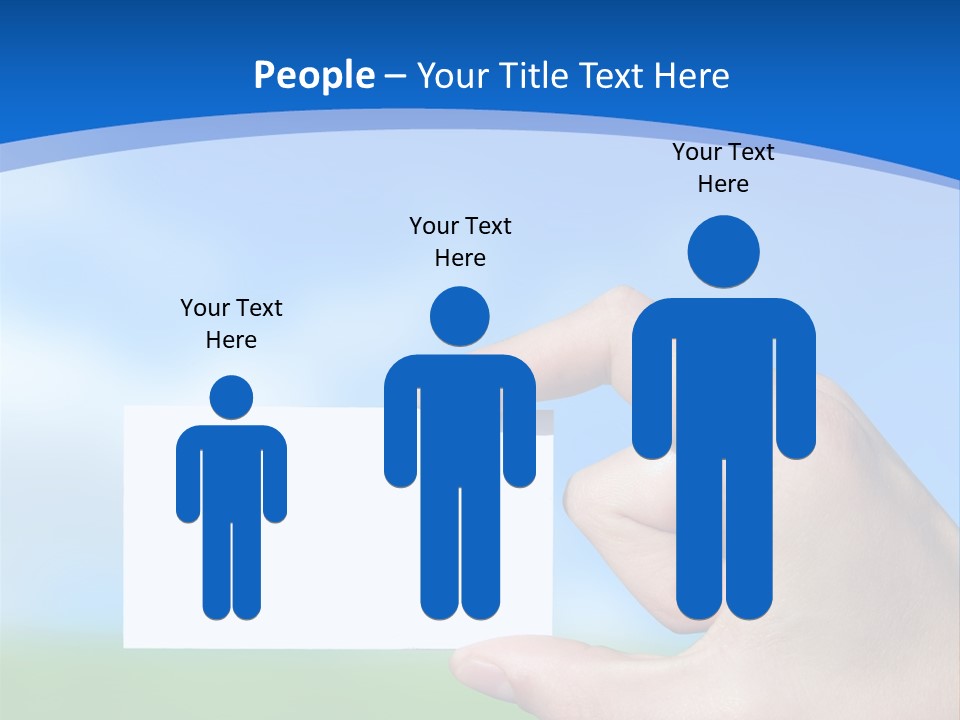 Team Togetherness Businessman PowerPoint Template