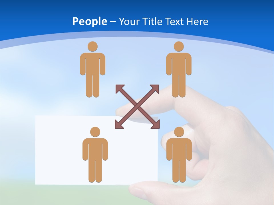 Team Togetherness Businessman PowerPoint Template