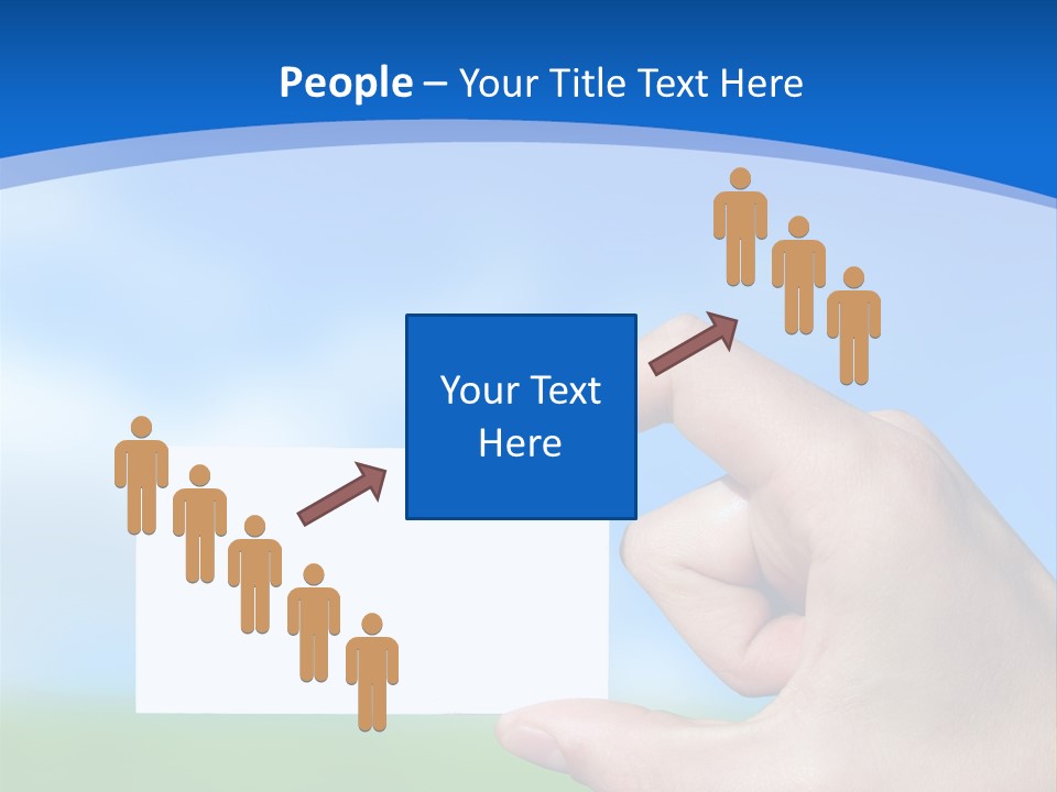 Team Togetherness Businessman PowerPoint Template