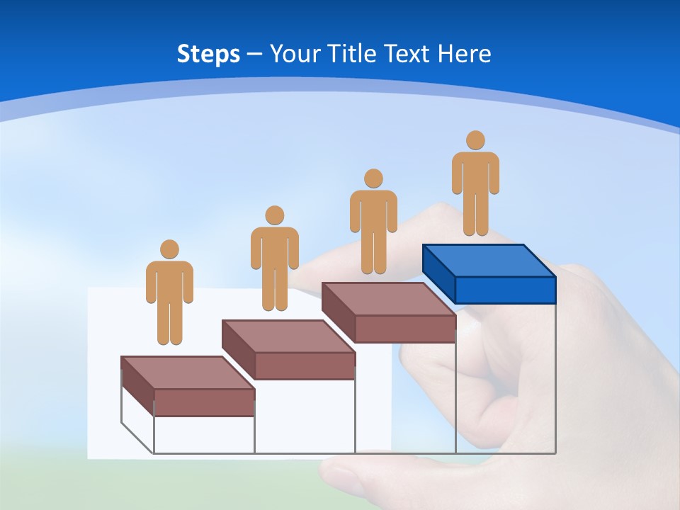 Team Togetherness Businessman PowerPoint Template
