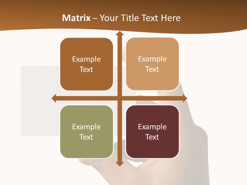 Blank Card Fill Clean Card PowerPoint Template
