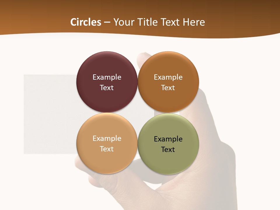 Blank Card Fill Clean Card PowerPoint Template