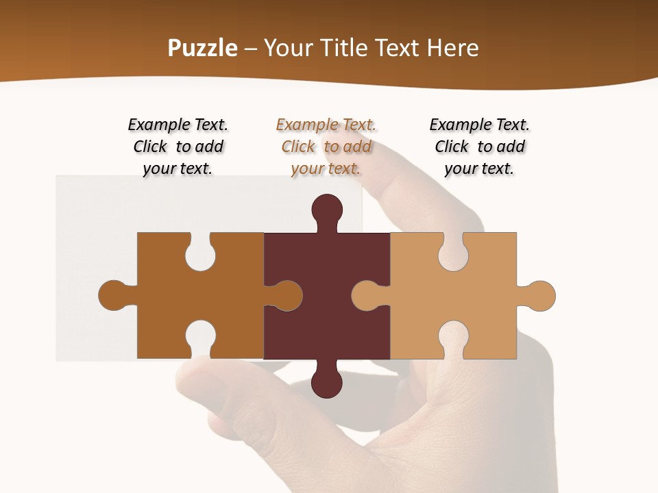 Blank Card Fill Clean Card PowerPoint Template