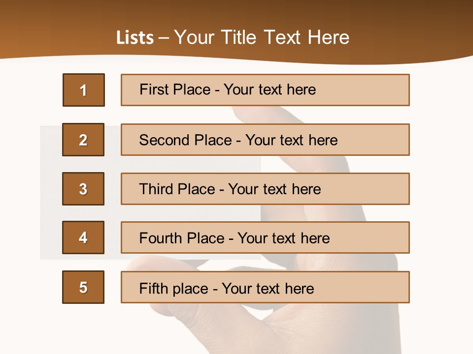 Blank Card Fill Clean Card PowerPoint Template
