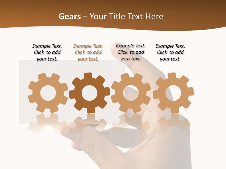 Blank Card Fill Clean Card PowerPoint Template