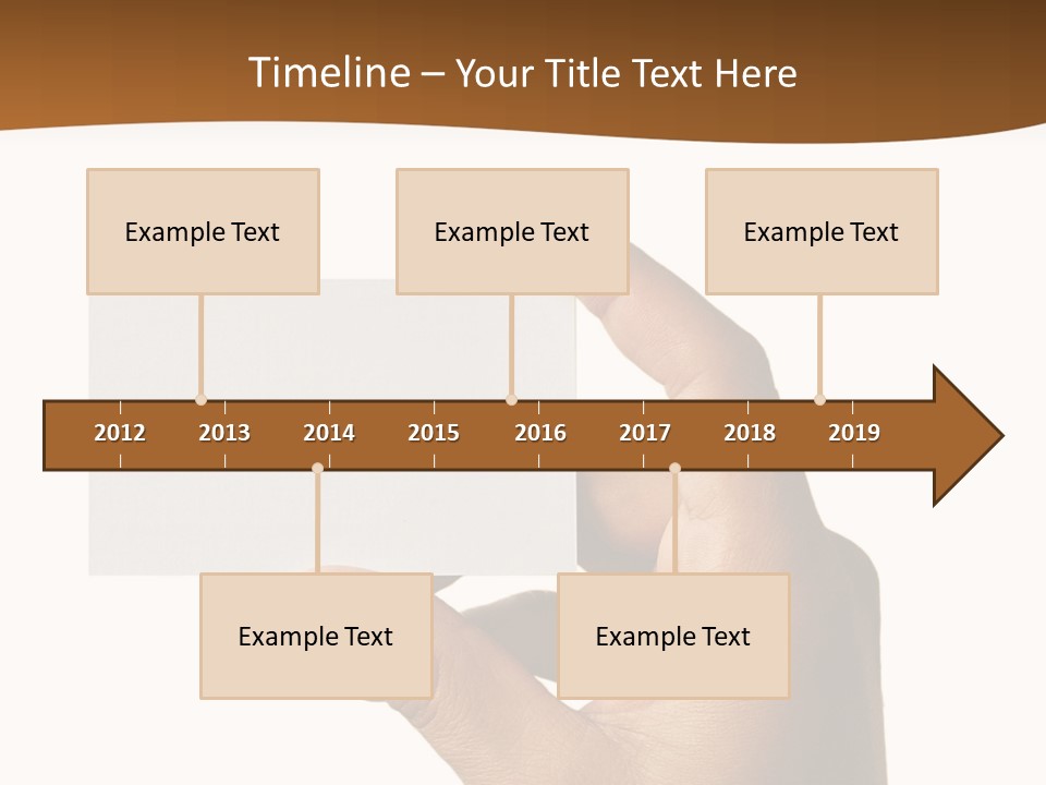 Blank Card Fill Clean Card PowerPoint Template