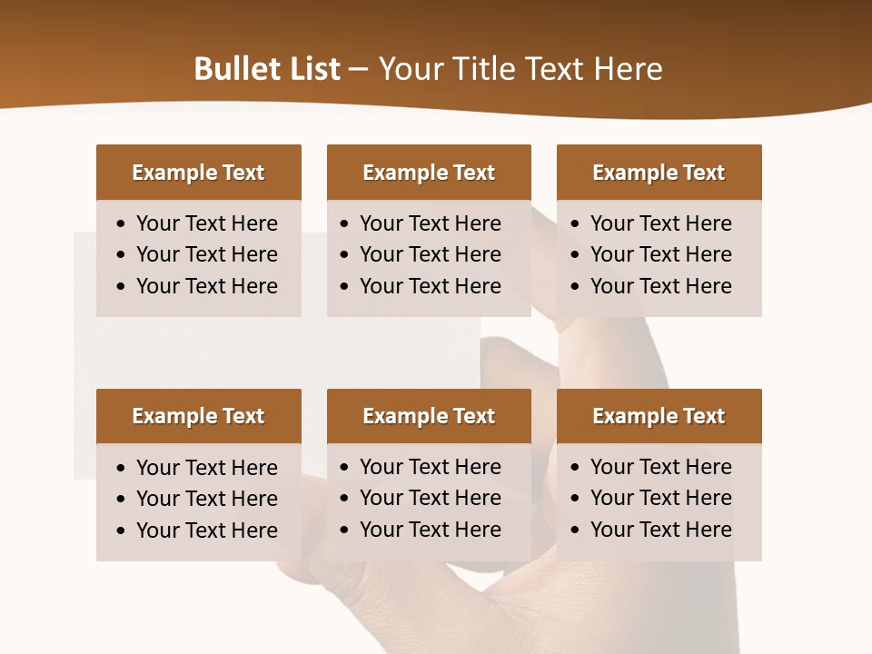 Blank Card Fill Clean Card PowerPoint Template