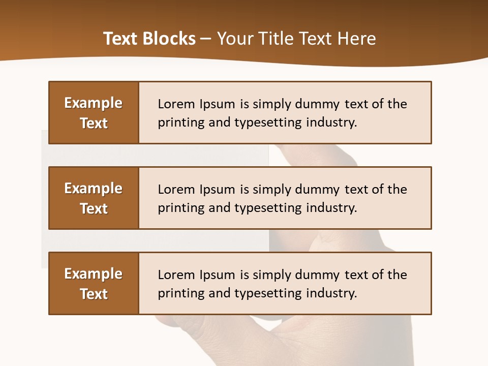 Blank Card Fill Clean Card PowerPoint Template