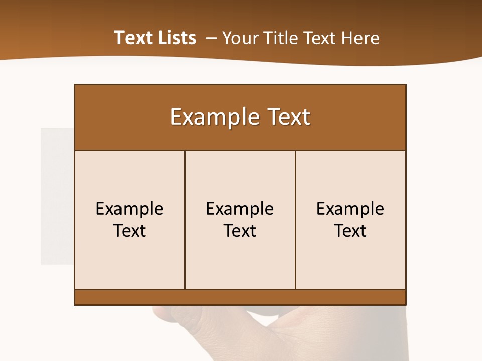 Blank Card Fill Clean Card PowerPoint Template