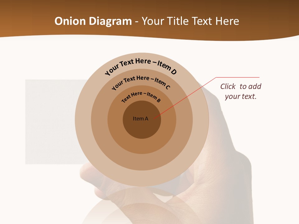 Blank Card Fill Clean Card PowerPoint Template