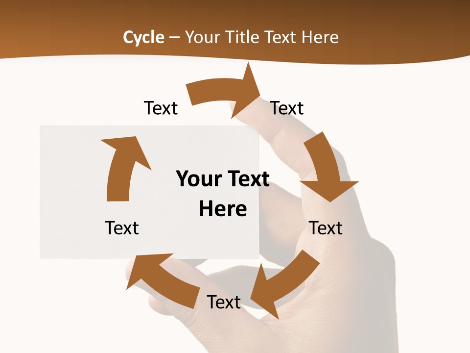 Blank Card Fill Clean Card PowerPoint Template