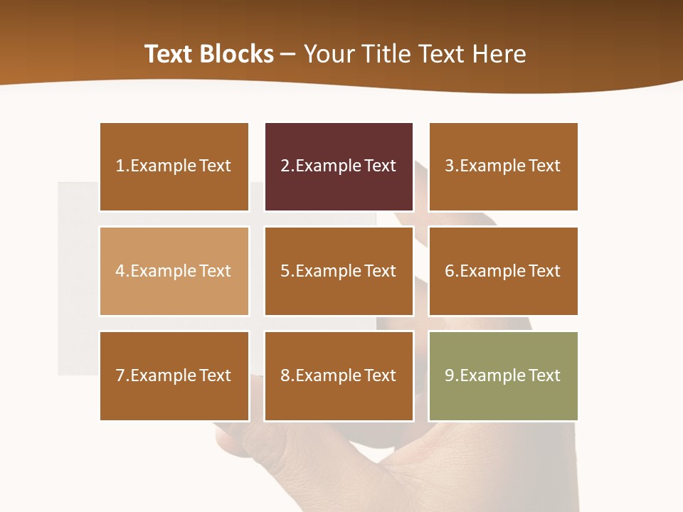 Blank Card Fill Clean Card PowerPoint Template