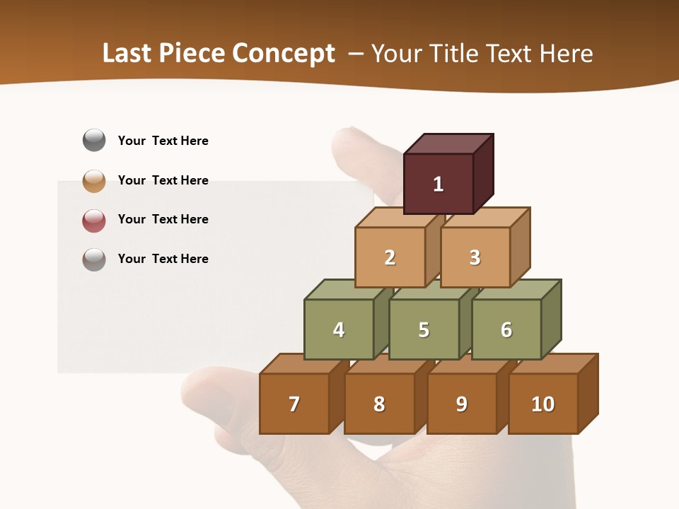 Blank Card Fill Clean Card PowerPoint Template