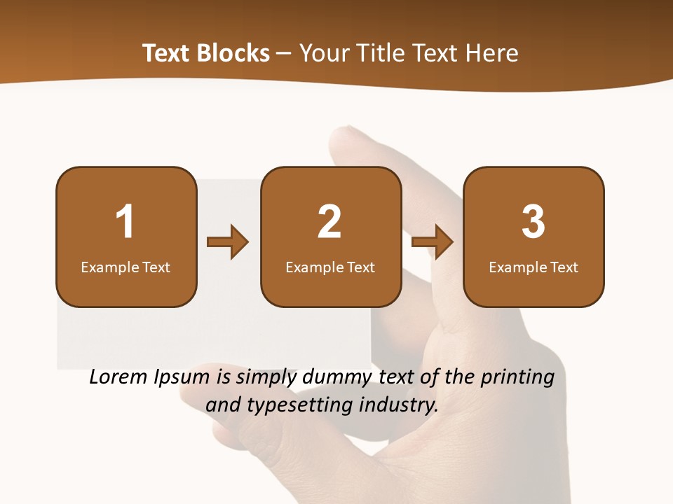 Blank Card Fill Clean Card PowerPoint Template