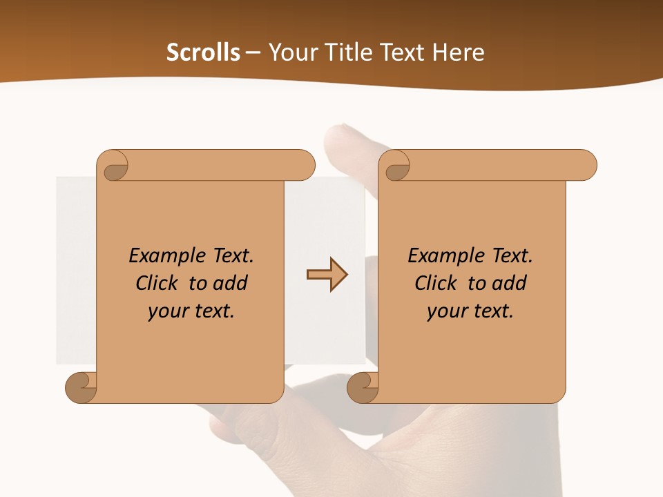 Blank Card Fill Clean Card PowerPoint Template