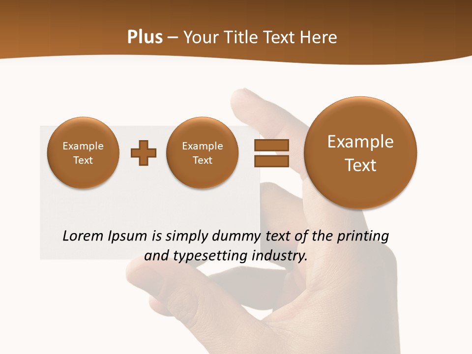 Blank Card Fill Clean Card PowerPoint Template