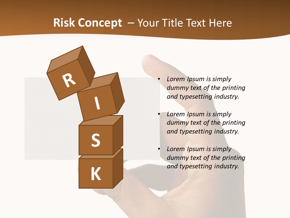 Blank Card Fill Clean Card PowerPoint Template