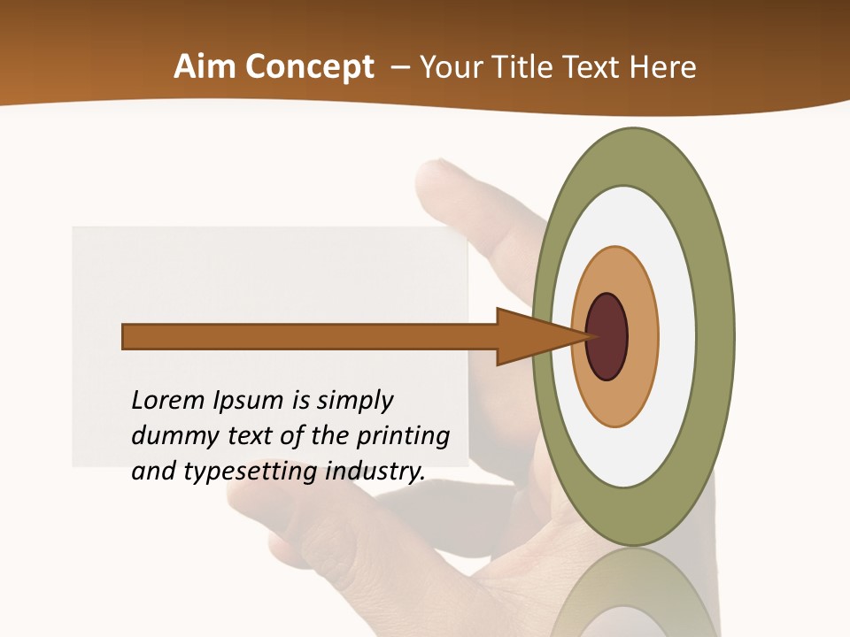 Blank Card Fill Clean Card PowerPoint Template