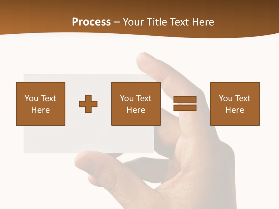 Blank Card Fill Clean Card PowerPoint Template