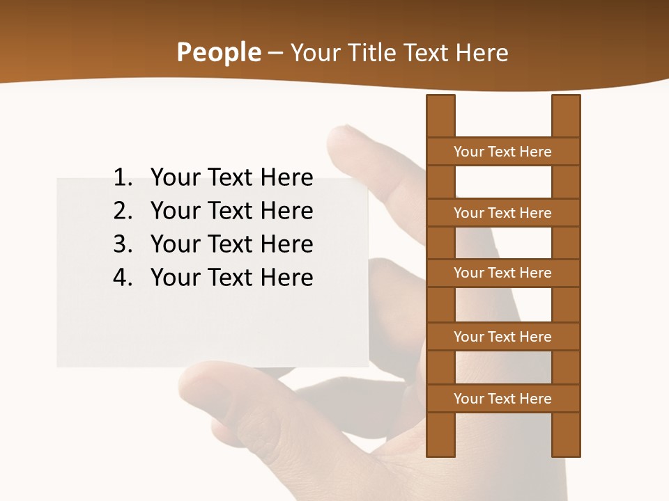 Blank Card Fill Clean Card PowerPoint Template