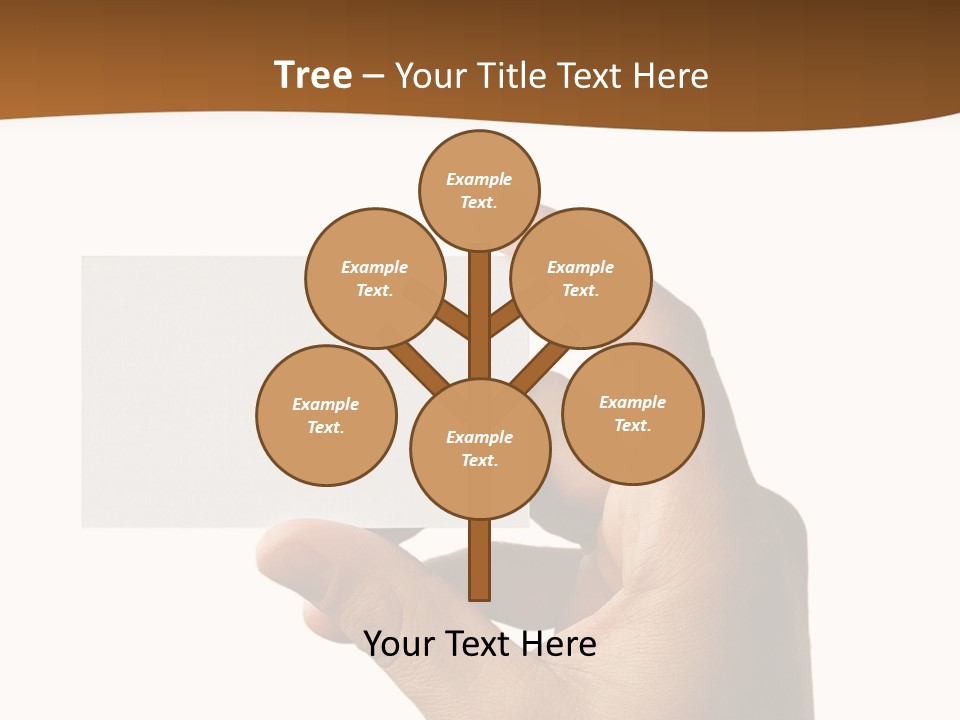 Blank Card Fill Clean Card PowerPoint Template