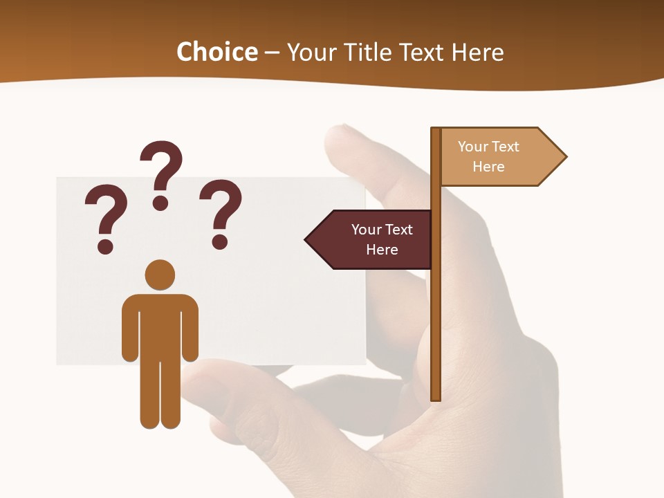 Blank Card Fill Clean Card PowerPoint Template